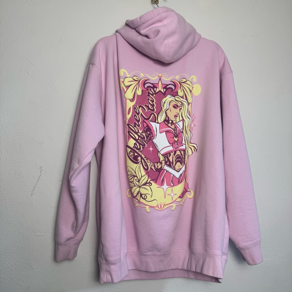 Jeffree Star Bubblegum Pink Graphic Pullover Hoodie